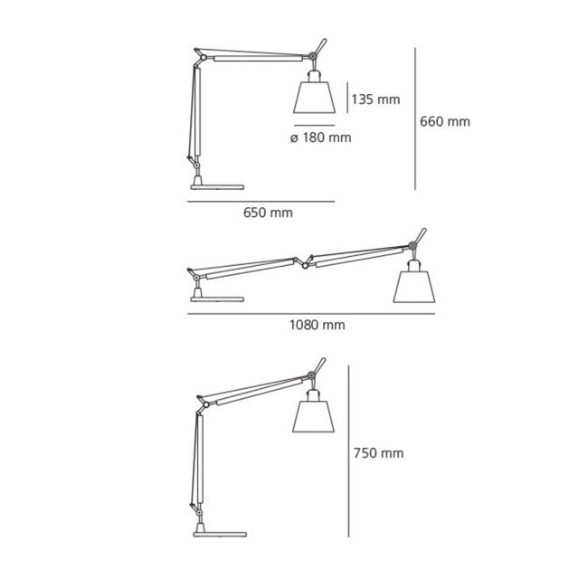 Tolomeo basculante tavolo - Artemide