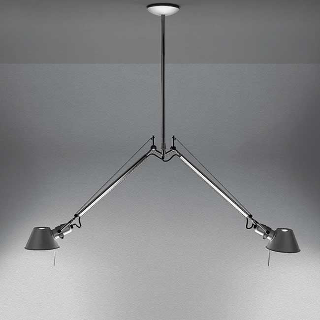 Tolomeo Sospensione 2 Bracci Alu - Artemide