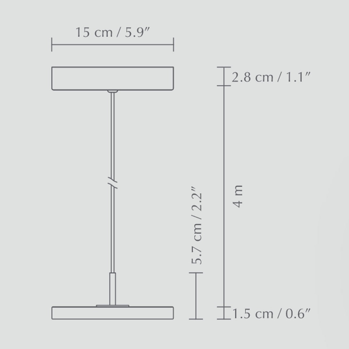 Asteria Micro Pendel - Nuance Orange - Ø: 15 Cm - Umage