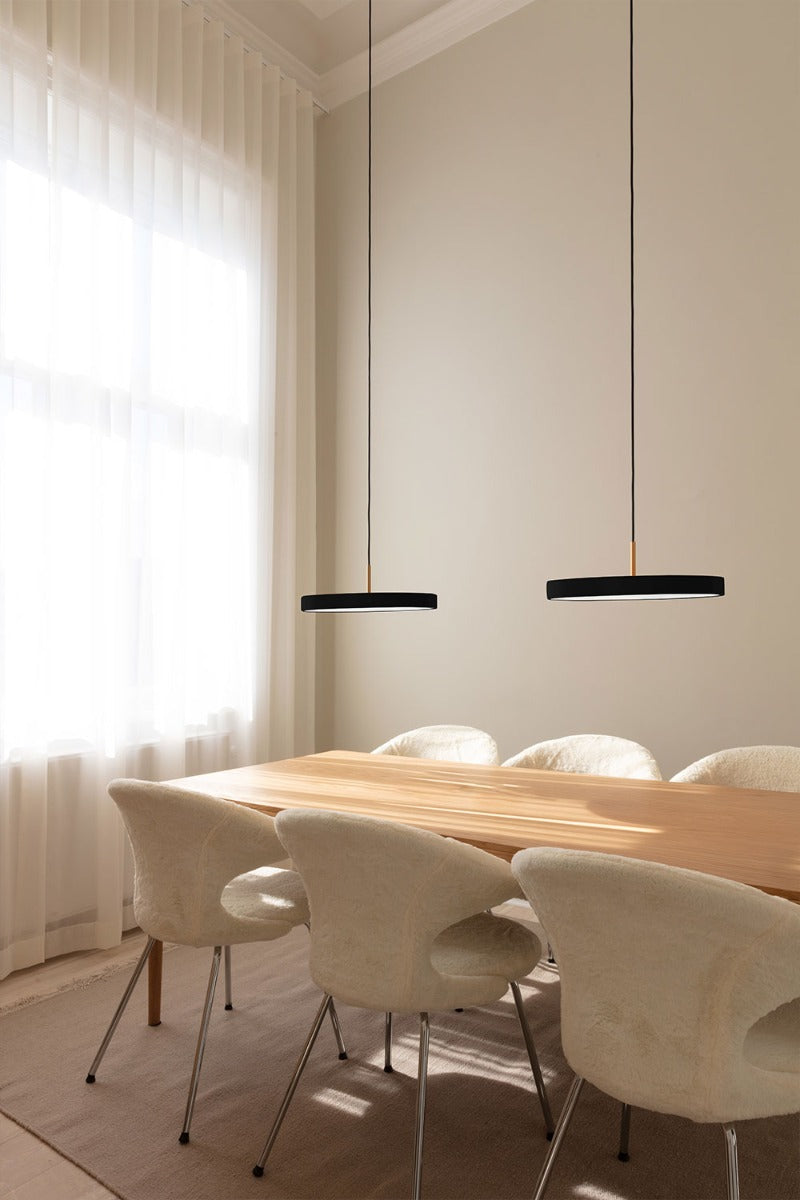 Asteria Pendel Plus Medium - Black / Brass - Ø: 43 Cm - Umage