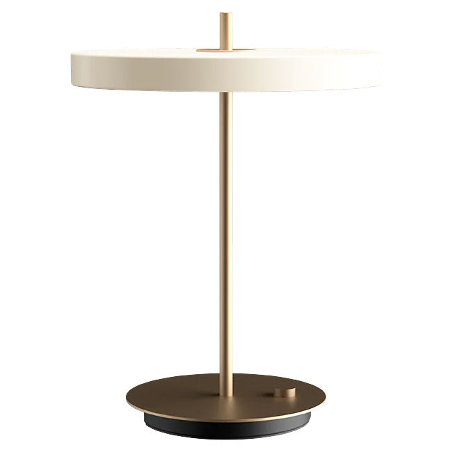 Asteria bordlampe - Pearl White - H: 41,5 cm - Umage
