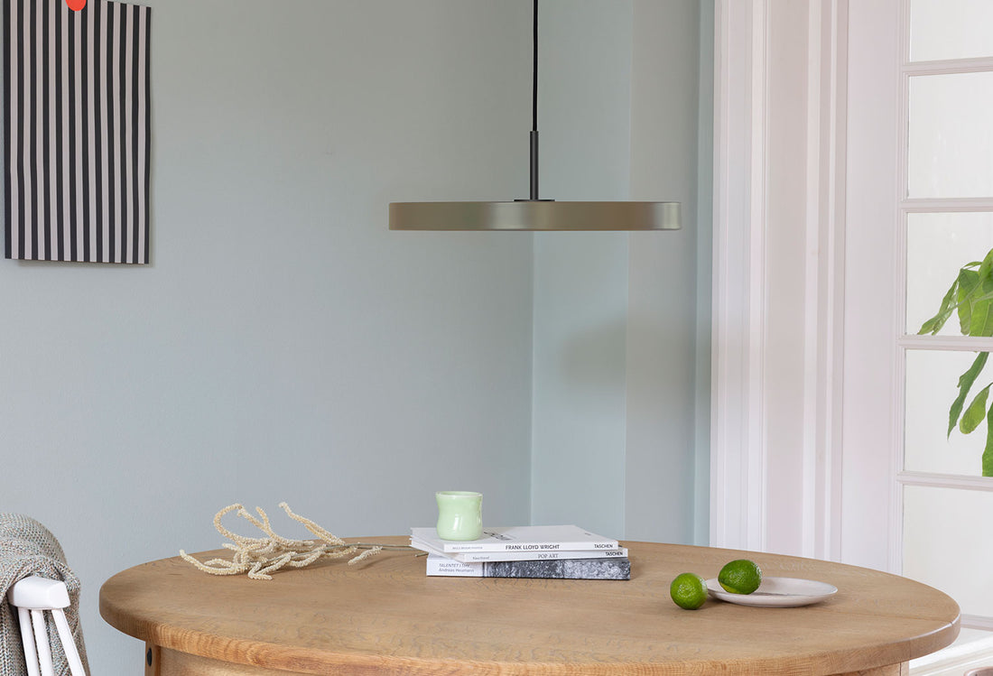Asteria Pendel Medium - Taupe / Black - Ø: 43 Cm - Umage