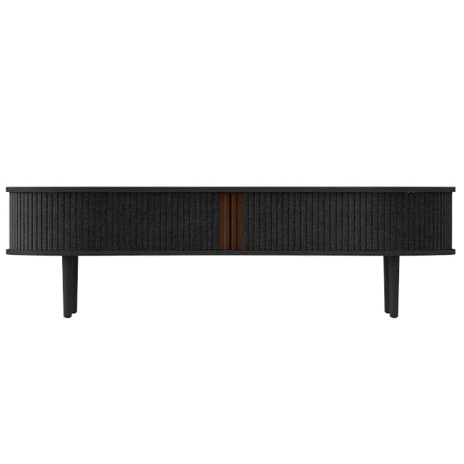 Audacious TV Bænk - Black / Shadow - 40x140x46 cm - Umage
