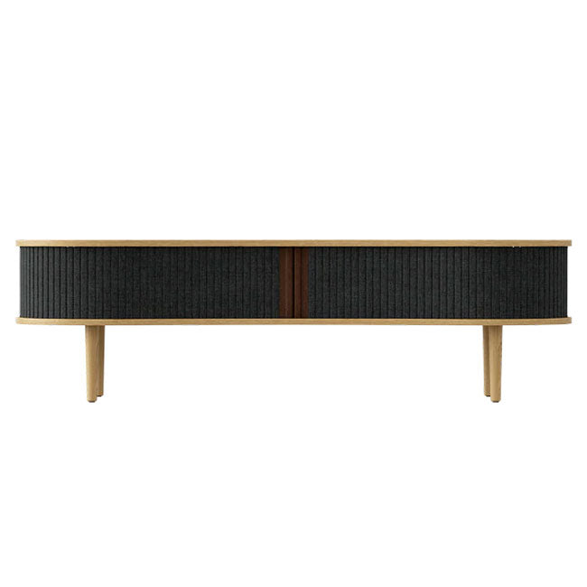 Audacious TV Bænk - Oak / Shadow - 40x140x46 cm - Umage
