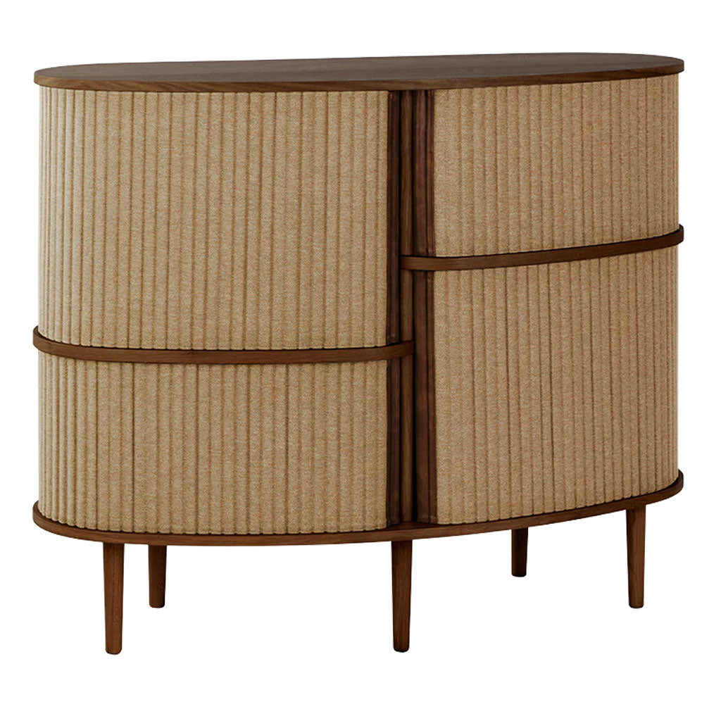 Audacious Highboard Skænk - Dark Oak / Sugar Brown - 100x120x50 Cm - Umage