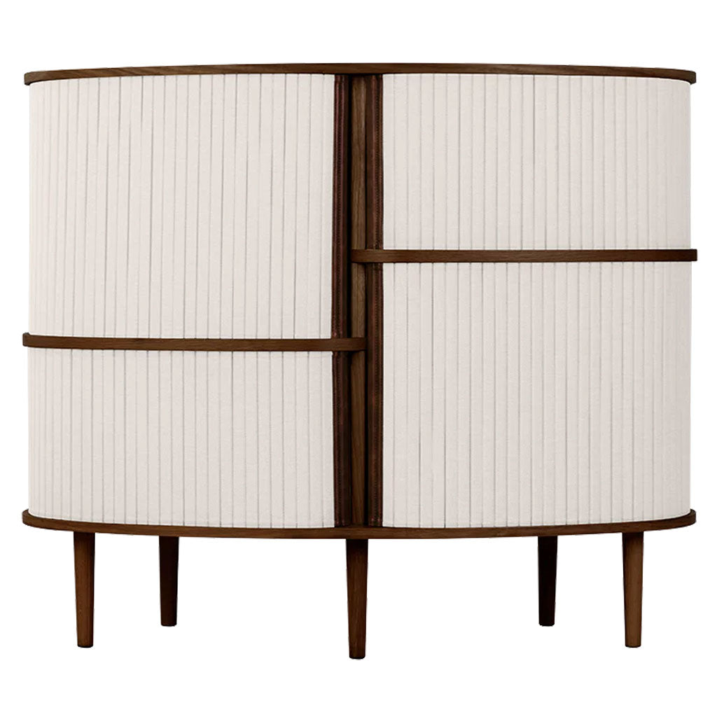 Audacious Highboard Skænk - Dark Oak / White Sands - 100x120x50 Cm - Umage