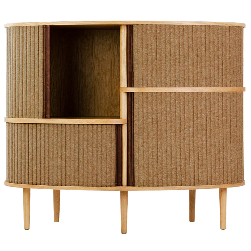 Audacious Highboard Skænk - Oak / Sugar Brown - 100x120x50 Cm - Umage
