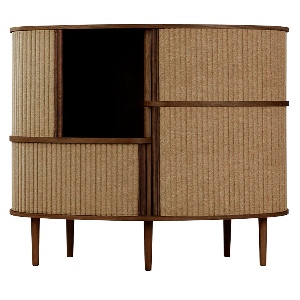 Audacious Highboard Skænk - Dark Oak / Sugar Brown - 100x120x50 Cm - Umage