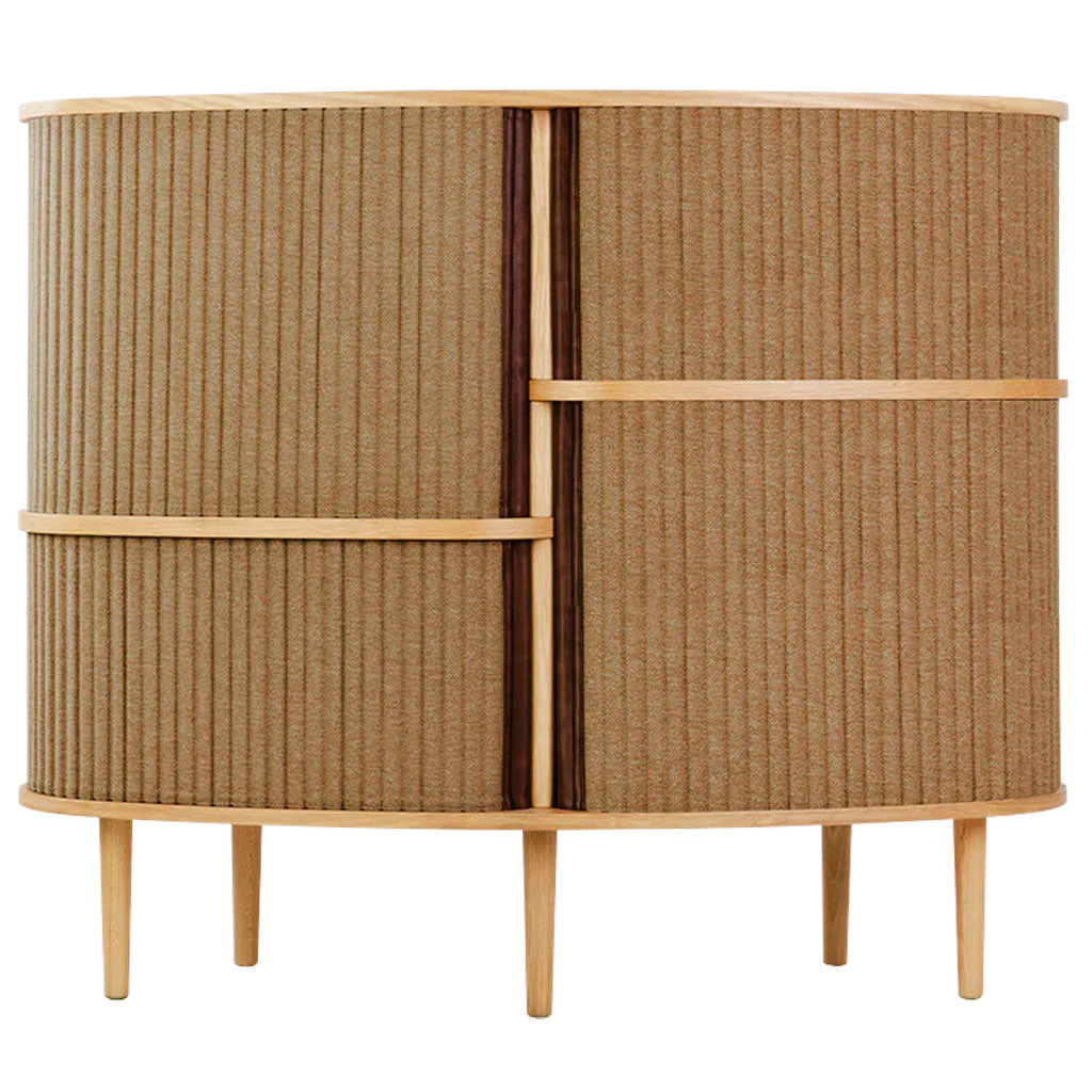 Audacious Highboard Skænk - Oak / Sugar Brown - 100x120x50 Cm - Umage