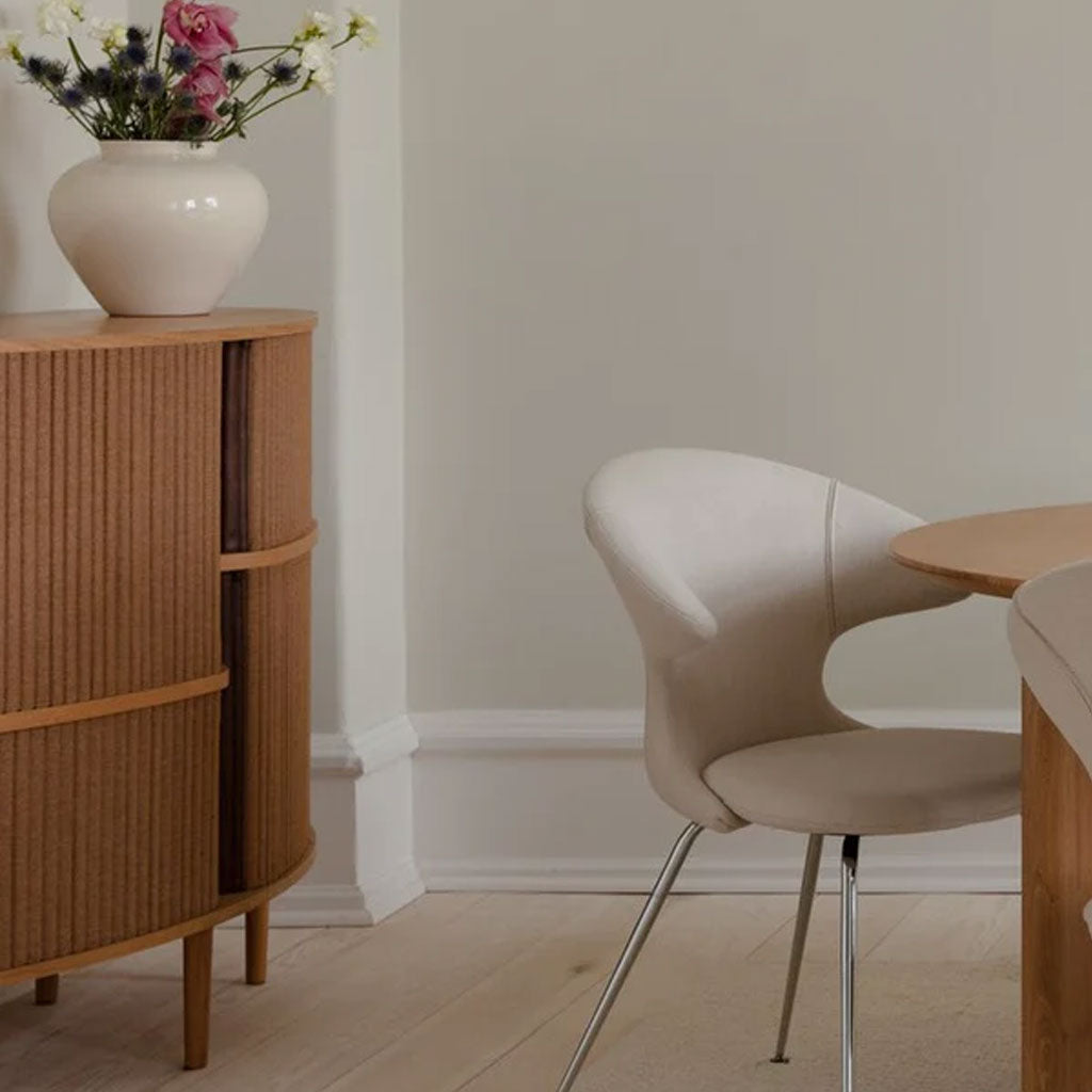 Audacious Highboard Skænk - Oak / Sugar Brown - 100x120x50 Cm - Umage