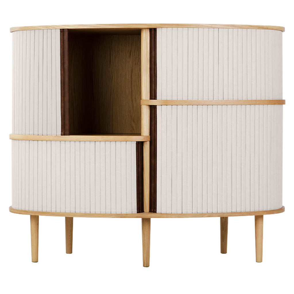 Audacious Highboard Skænk - Oak / White Sands - 100x120x50 Cm - Umage