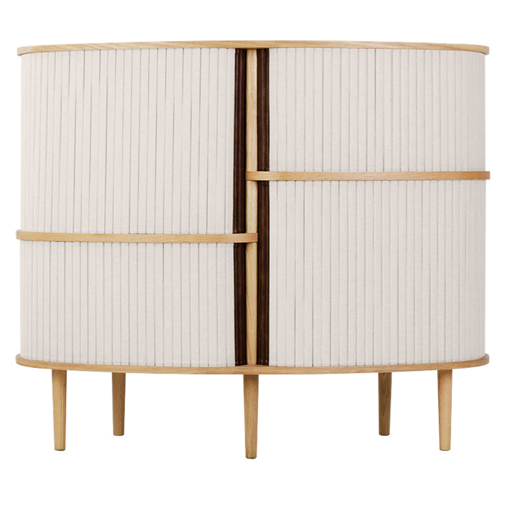 Audacious Highboard Skænk - Oak / White Sands - 100x120x50 Cm - Umage