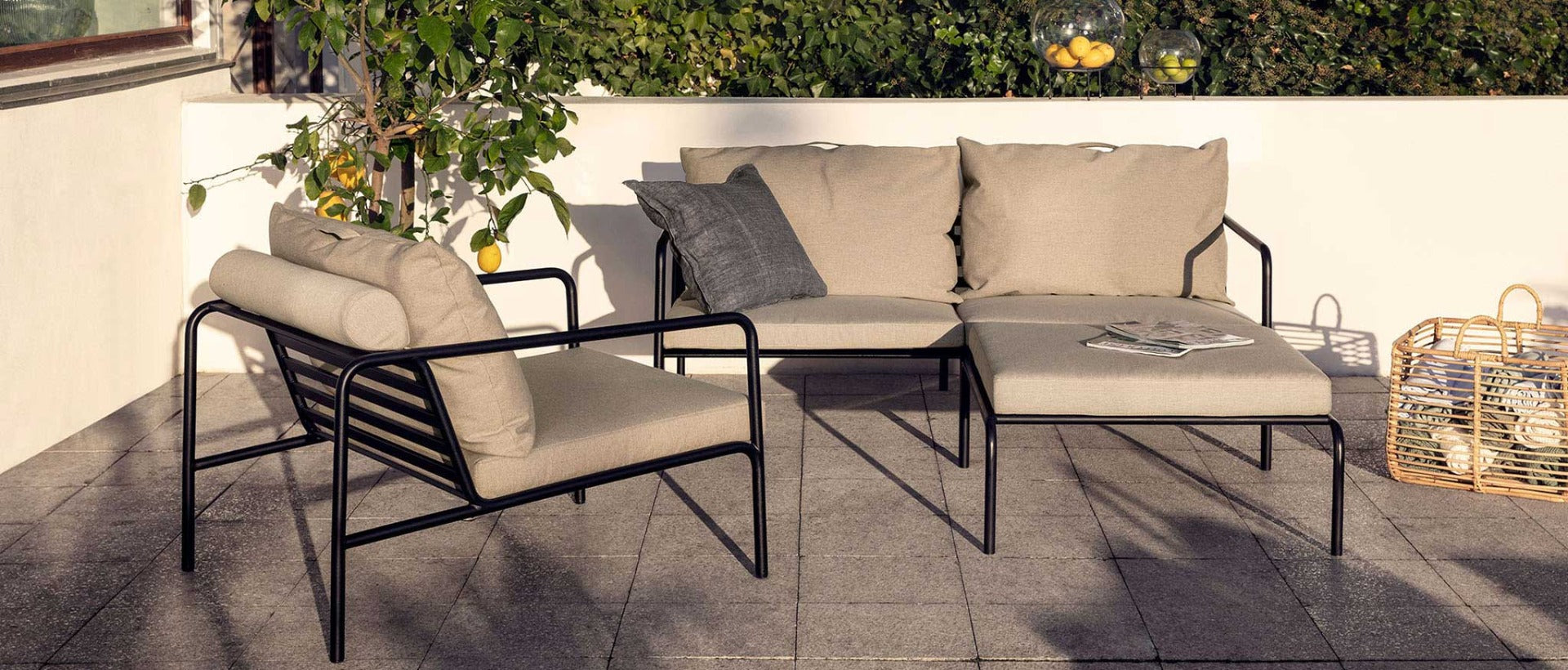 AVON Lounge ottoman - HOUE