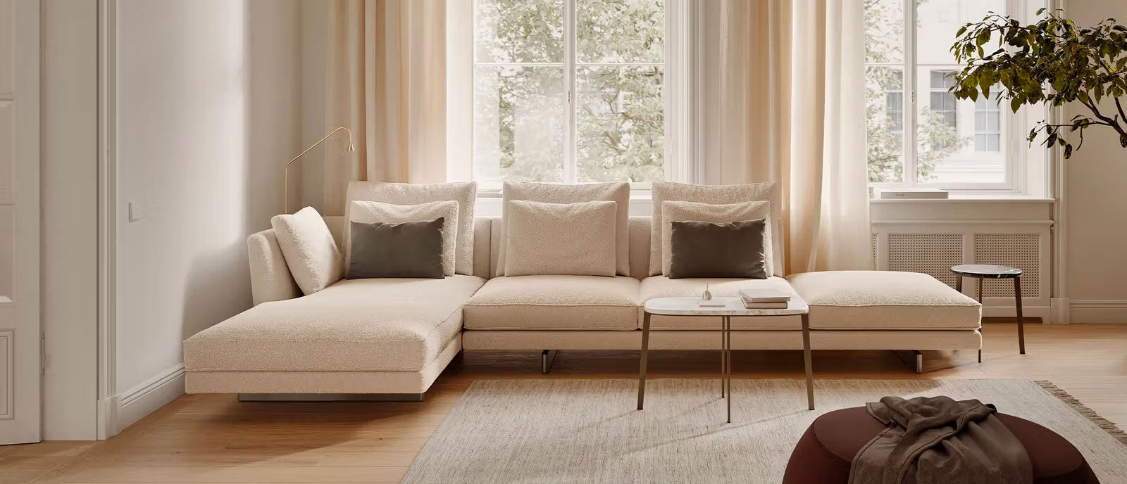 Savoy 3 Pers. sofa m/Chaiselong - Bensen