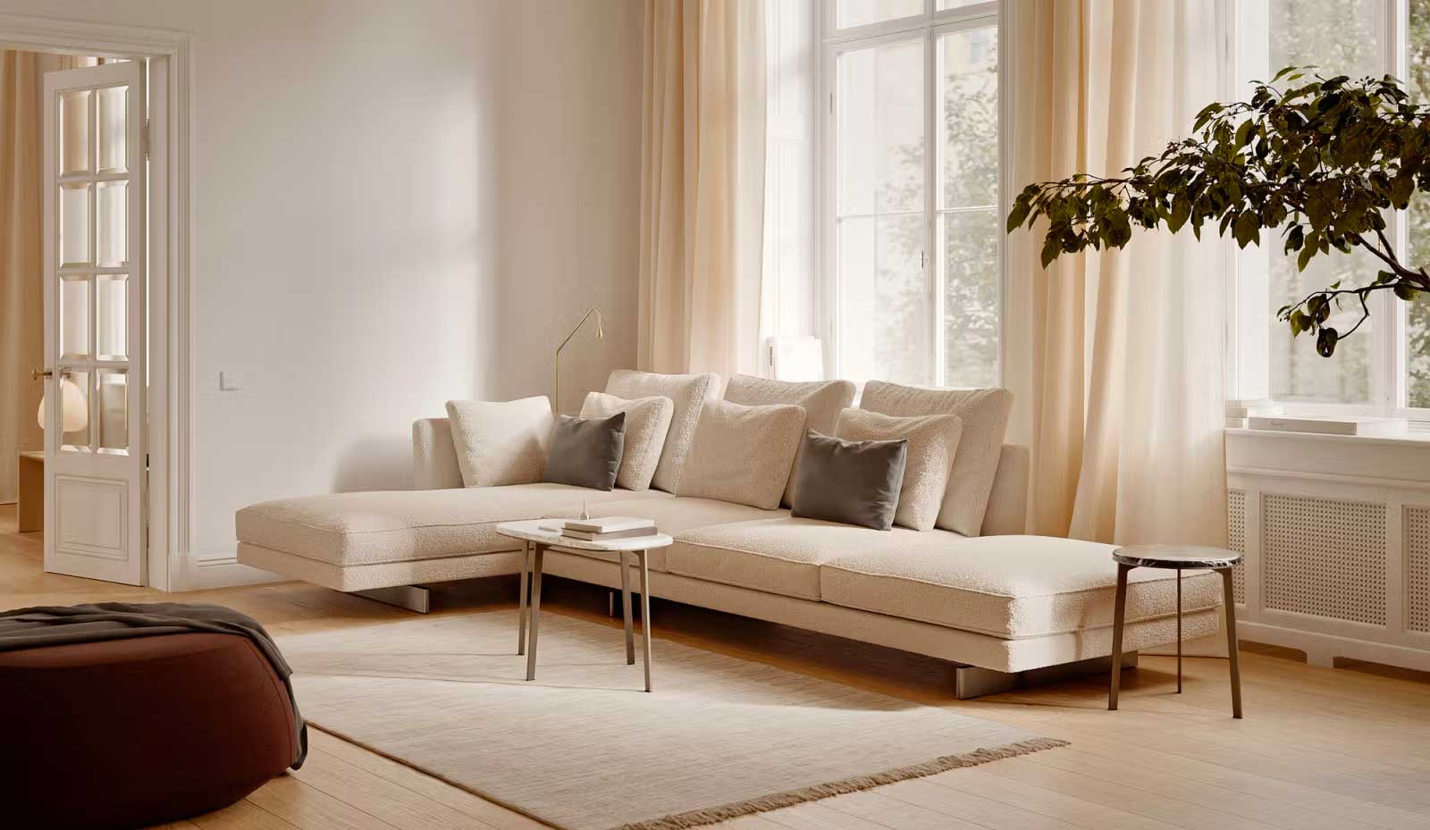 Savoy 3 Pers. sofa m/Chaiselong - Bensen