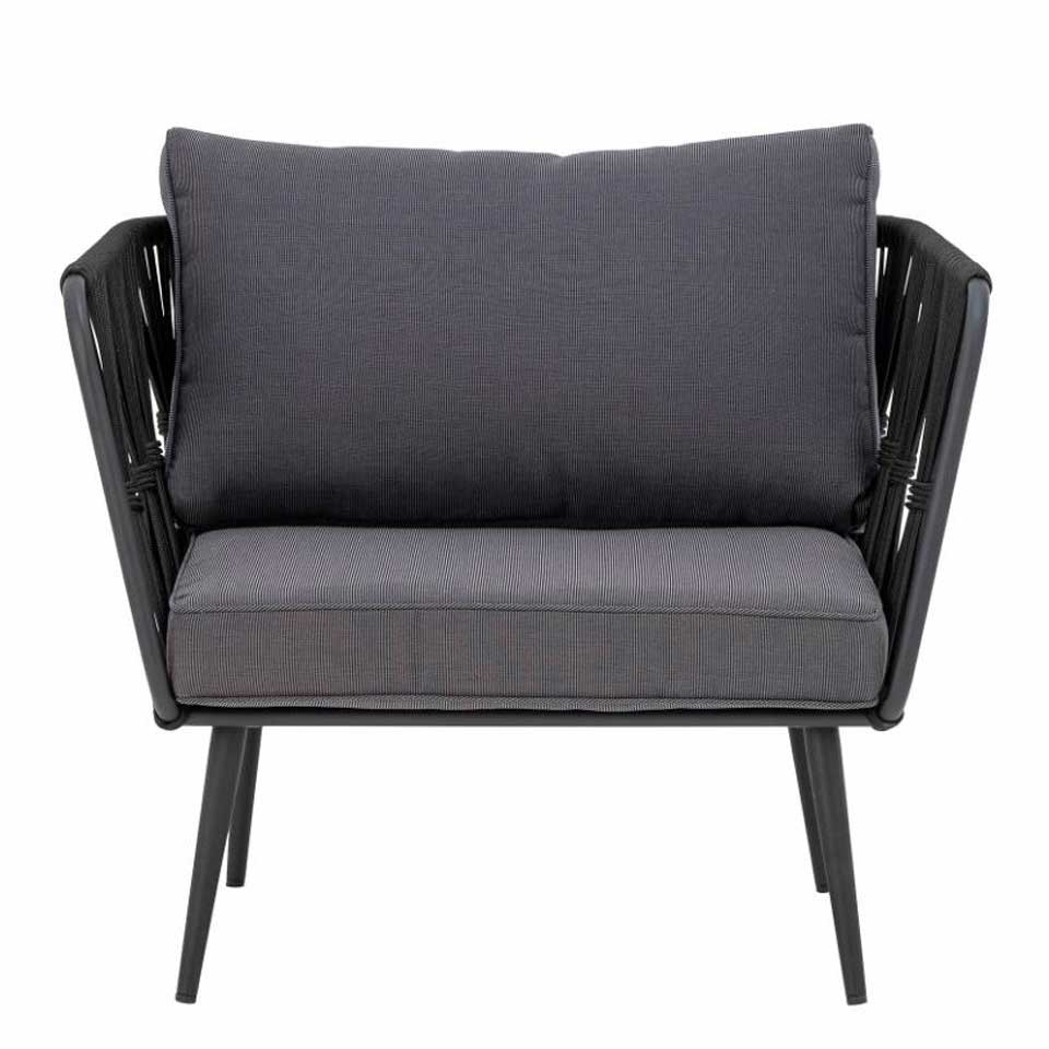 Pavone Loungestol - Sort, Metal - Bloomingville