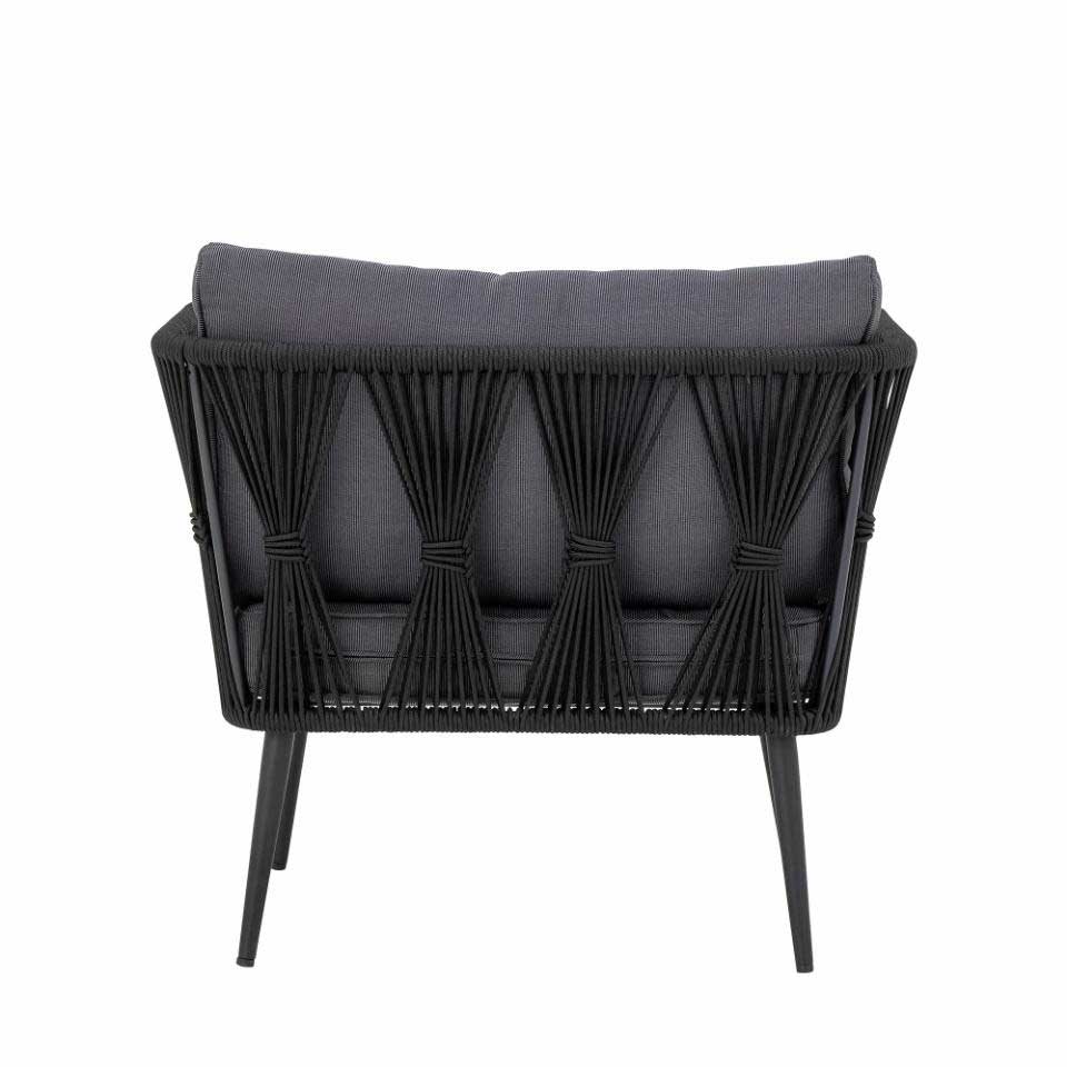 Pavone Loungestol - Sort, Metal - Bloomingville