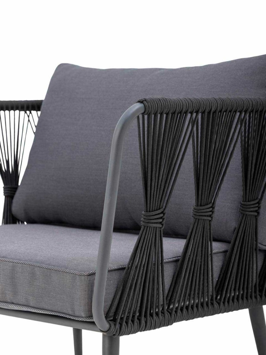 Pavone Loungestol - Sort, Metal - Bloomingville