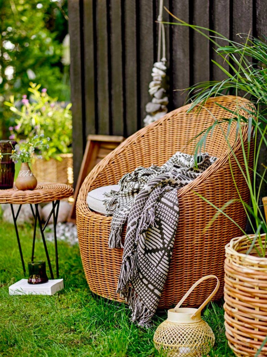 Roccas Sofabord - Brun, Polyrattan - 46x46 - Bloomingville