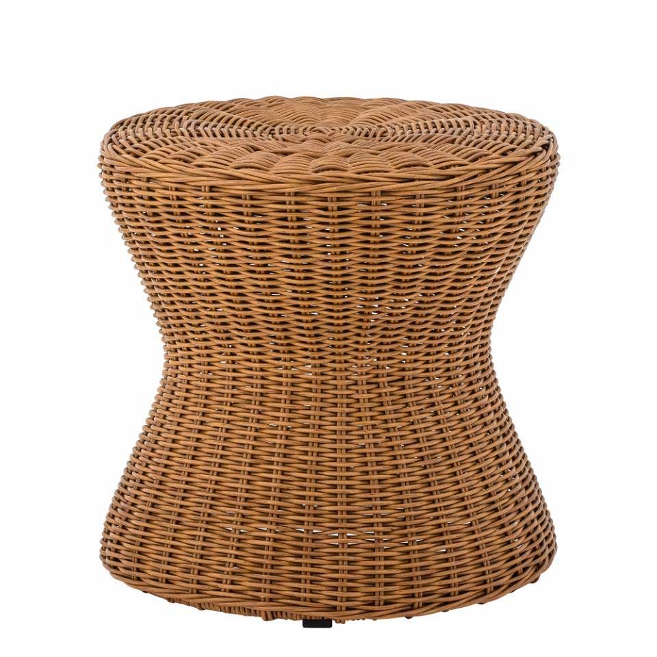 Roccas Sofabord - Brun, Polyrattan - 53x52 - Bloomingville