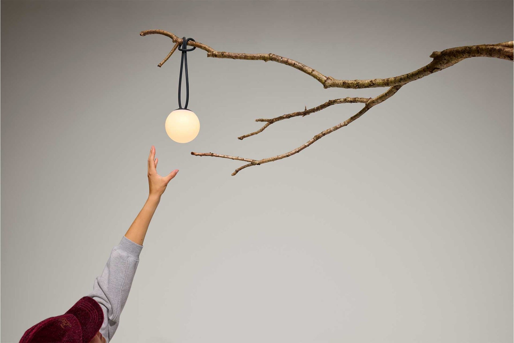 Bolleke Mini La Surprise lampe - Anthracite - Fatboy