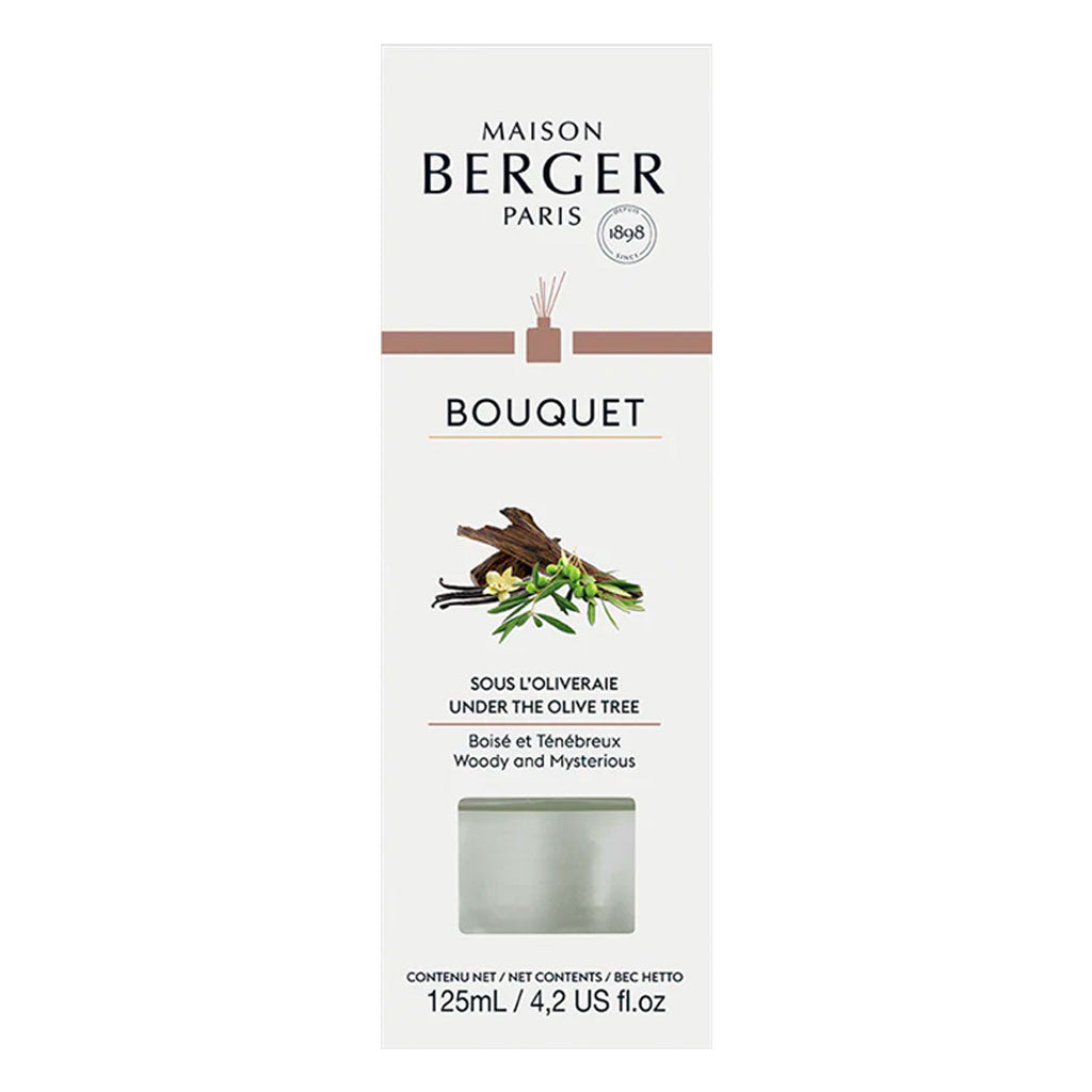 Under the Olive Tree - Cube Flakon Med Duftpinde - Maison Berger