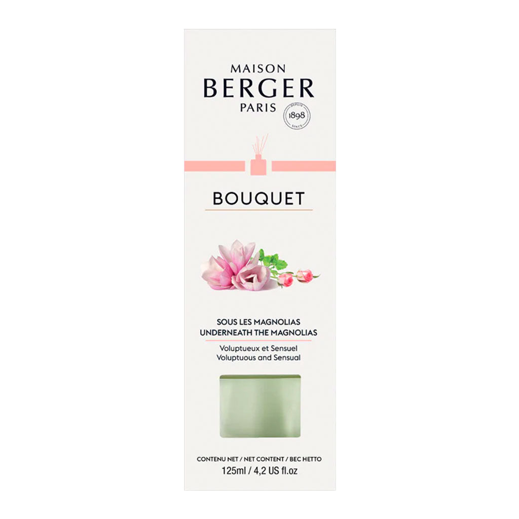 Underneath the Magnolias - Cube flakon med duftpinde - Maison Berger