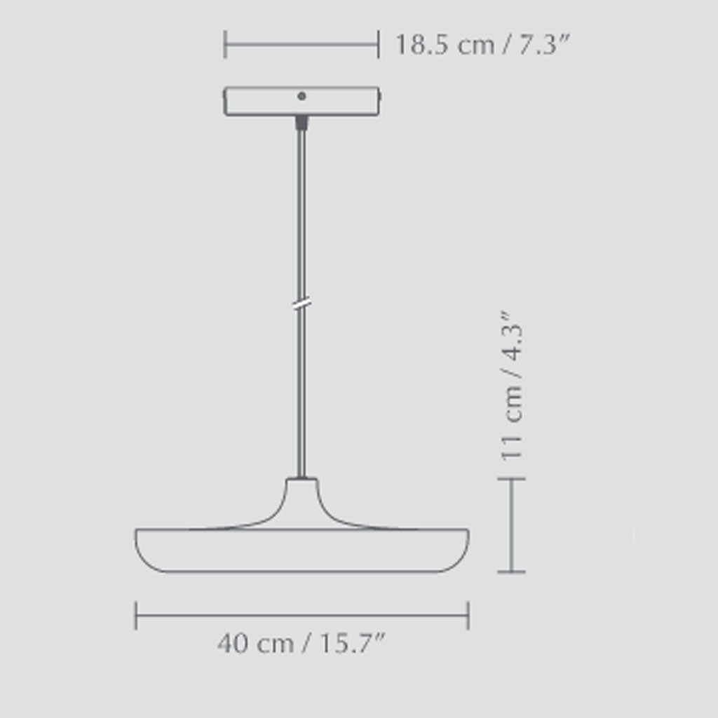 Cassini Pendel - Hvid - Medium Ø: 40 cm - Umage