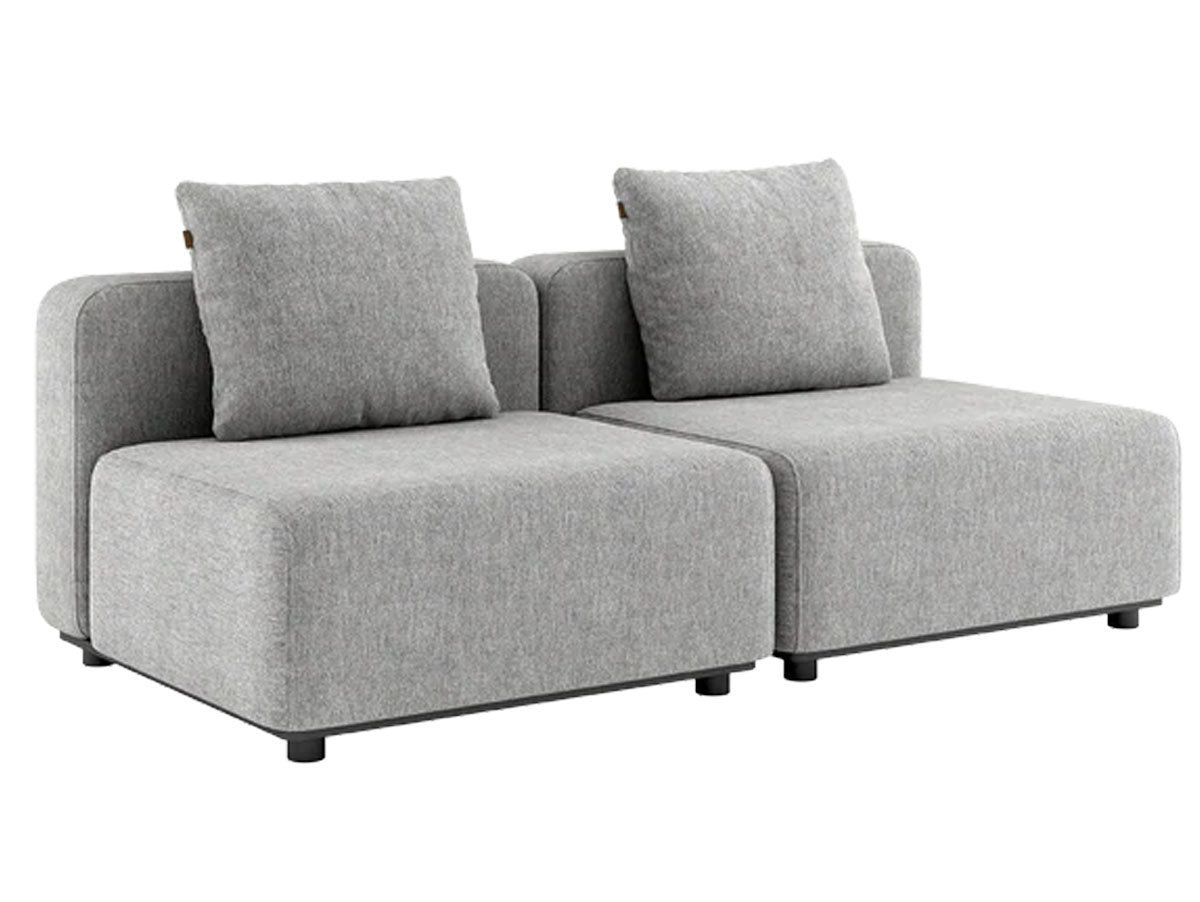 Cobana Lounge Sofa - 3 pers. u/arm. inkl. puder - Sand Melange - SACKit