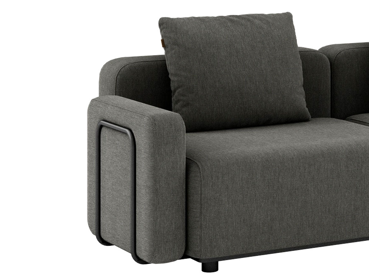 Cobana Lounge Sofa - Hjørnesofa u/Arm. inkl. puder - Grey - SACKit