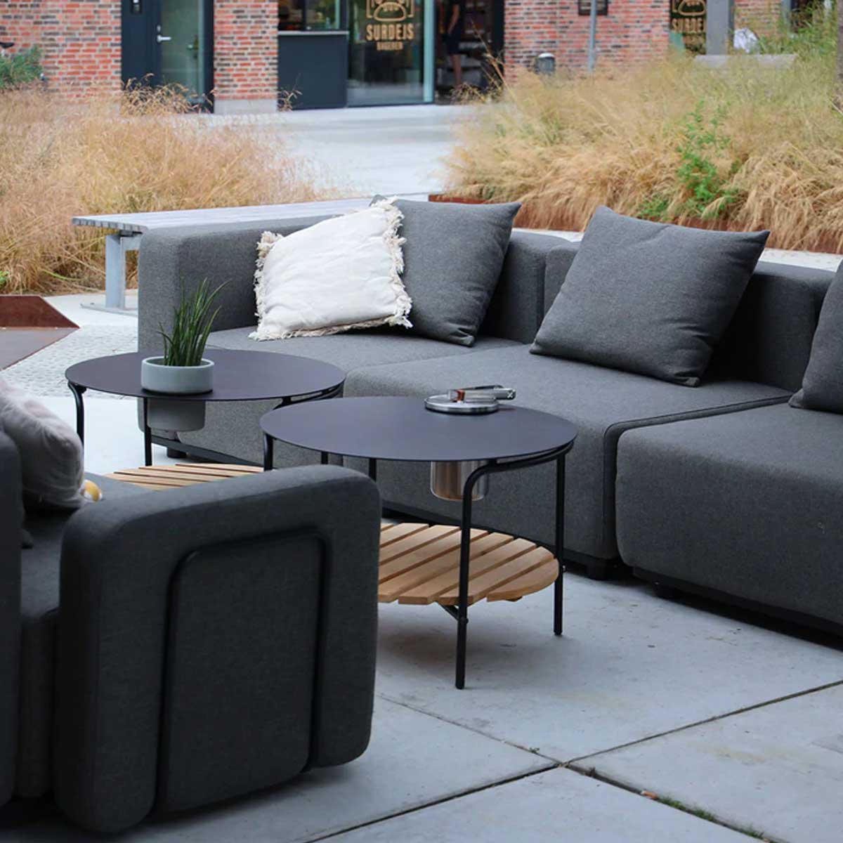 Cobana Lounge Sofa - Hjørnesofa u/Arm. inkl. puder - Grey - SACKit