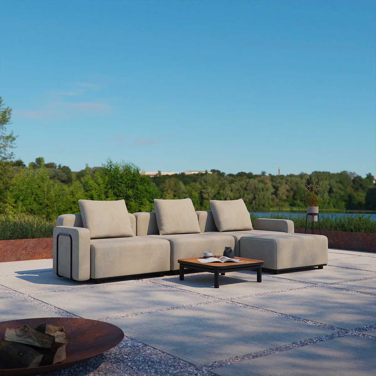 Cobana Lounge Sofa Puf - SACKit
