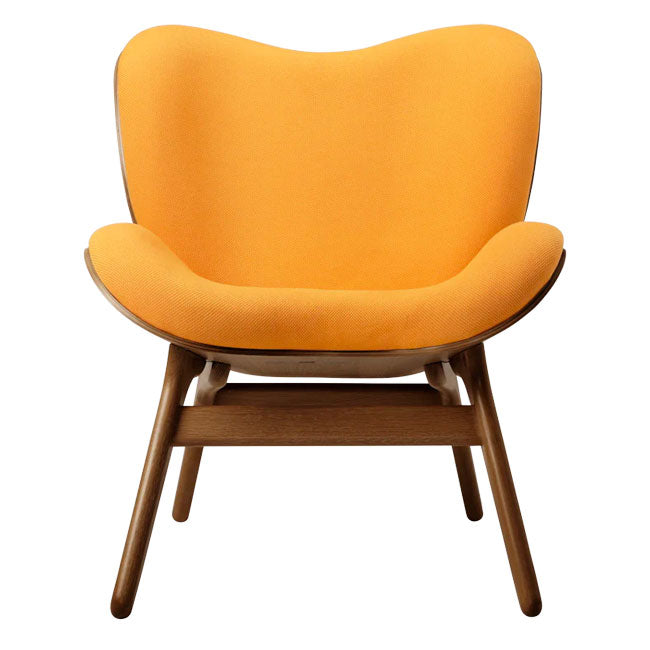 A Conversation Piece Lænestol - Dark Oak/Tangerine - H: 83 cm - Umage