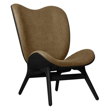 A Conversation Piece Tall Lænestol - Black / Suger Brown - H: 106 cm - Umage