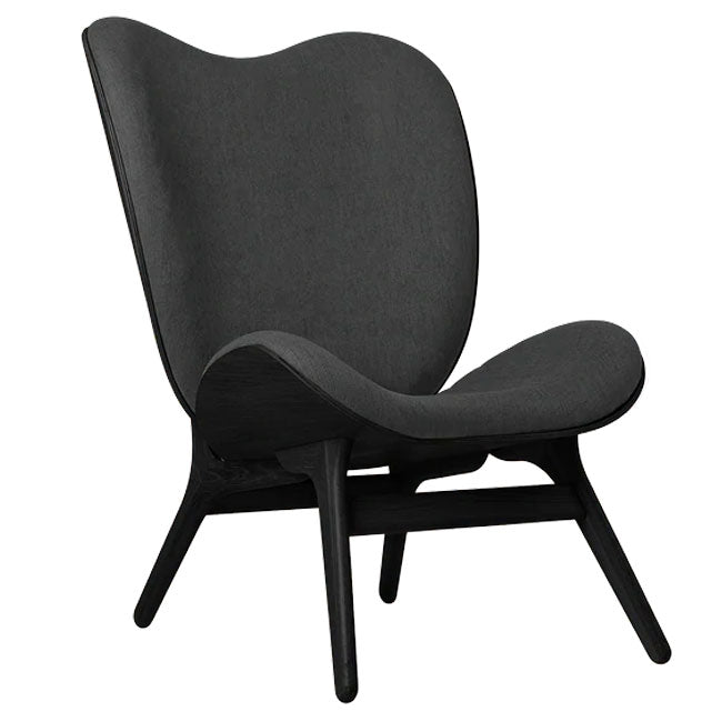 A Conversation Piece Tall Lænestol - Black / Shadow - H: 106 cm - Umage