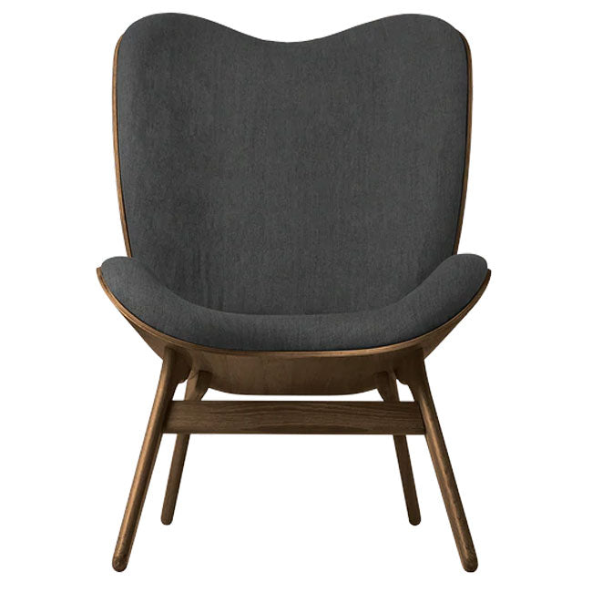 A Conversation Piece Tall Lænestol - Dark Oak / Shadow - H: 106 cm - Umage
