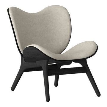 A Conversation Piece Lænestol - Black/White Sands - H: 83 cm - Umage