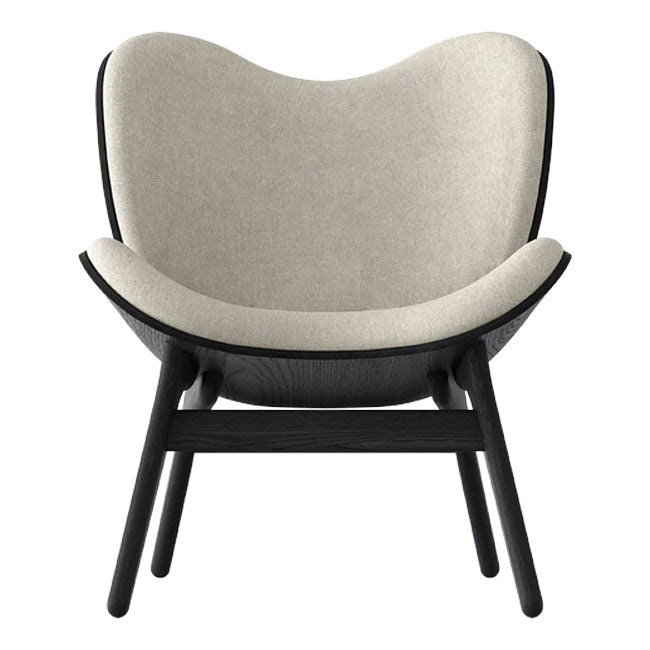 A Conversation Piece Lænestol - Black/White Sands - H: 83 cm - Umage