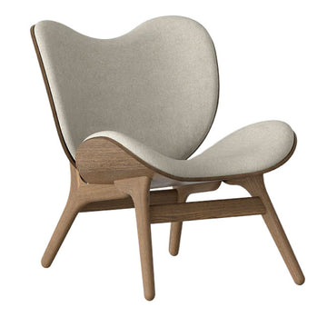 A Conversation Piece Lænestol - Dark Oak/White Sands - H: 83 cm - Umage