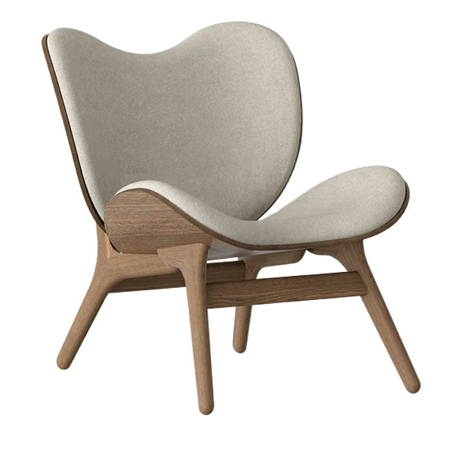 A Conversation Piece Lænestol - Dark Oak/White Sands - H: 83 cm - Umage