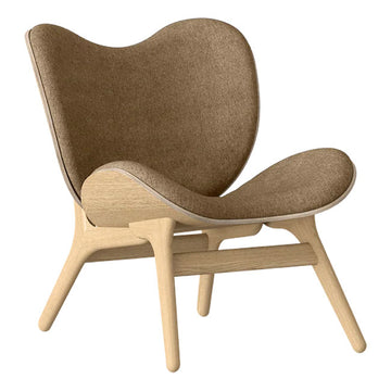 A Conversation Piece Lænestol - Oak/Sugar Brown - H: 83 cm - Umage