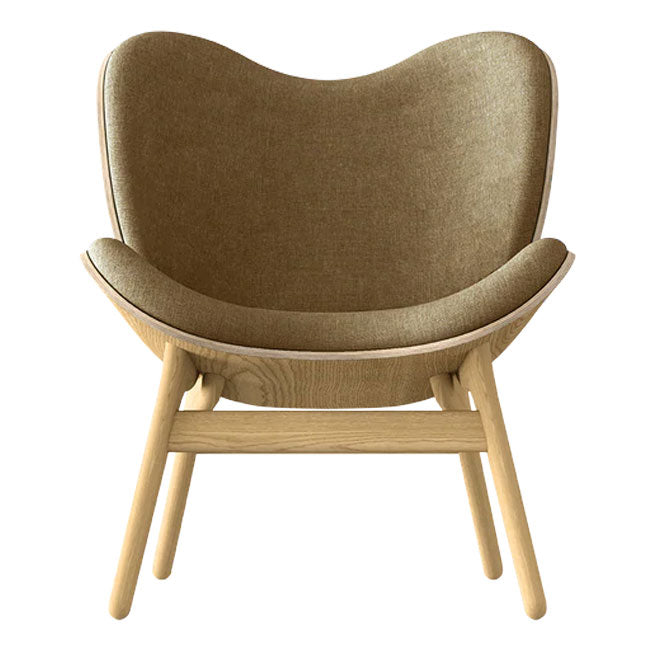 A Conversation Piece Lænestol - Oak/Sugar Brown - H: 83 cm - Umage