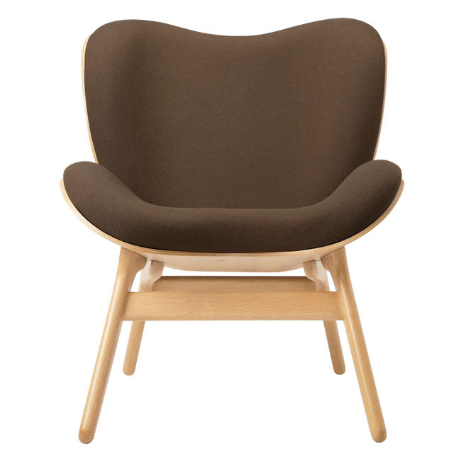 A Conversation Piece Lænestol - Oak/Mocca - H: 83 cm - Umage