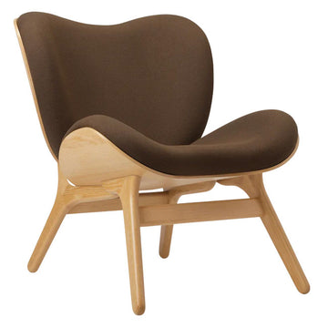 A Conversation Piece Lænestol - Oak/Mocca - H: 83 cm - Umage