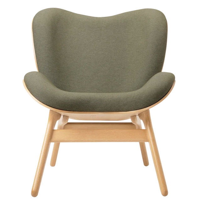 A Conversation Piece Lænestol - Oak/Morning meadows - H: 83 cm - Umage
