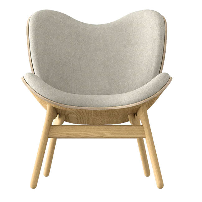 A Conversation Piece Lænestol - Oak/White Sands - H: 83 cm - Umage