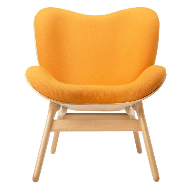 A Conversation Piece Lænestol - Oak/Tangerine - H: 83 cm - Umage