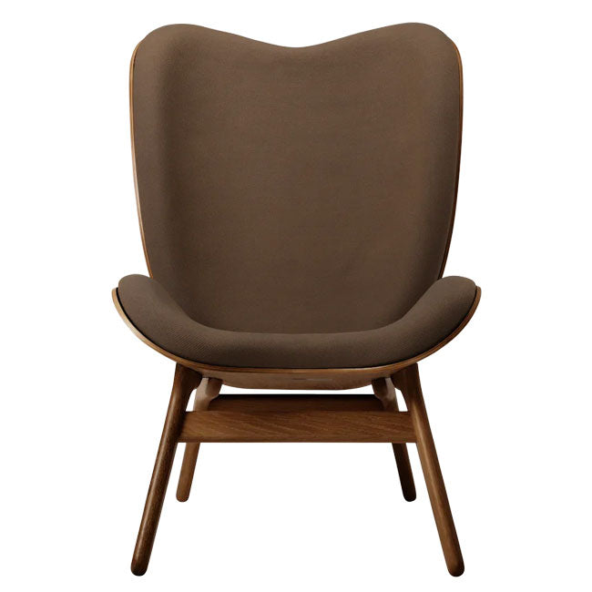 A Conversation Piece Tall Lænestol - Dark Oak / Mocca - H: 106 cm - Umage
