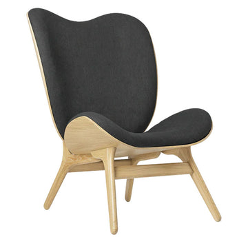 A Conversation Piece Tall Lænestol - Oak / Shadow - H: 106 cm - Umage