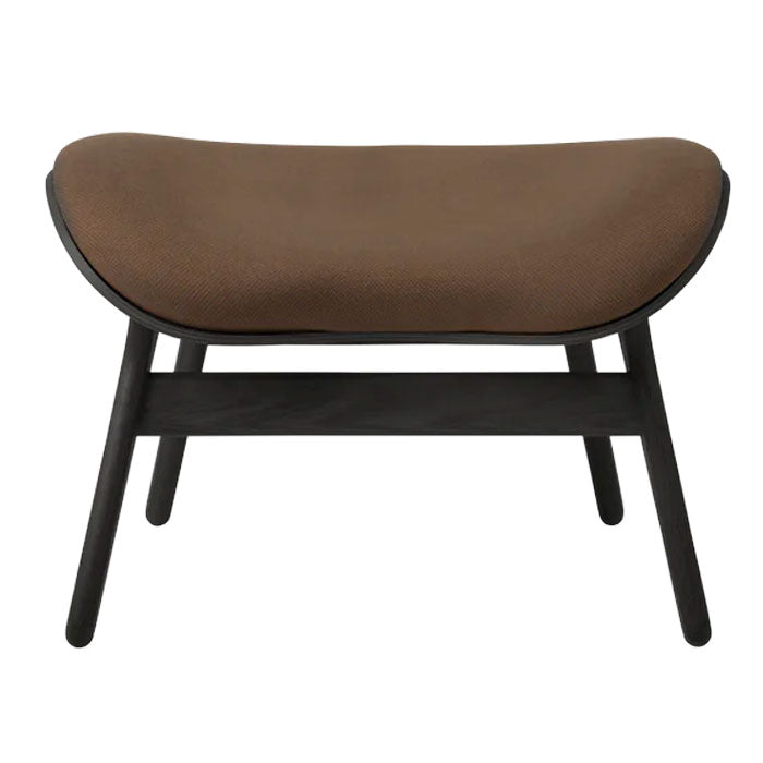 A Conversation Piece Ottoman - Black / Mocca - H: 43 cm - Umage